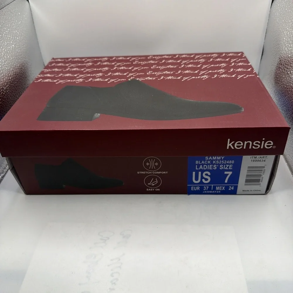 Kensie Sammy‎ Short Women Boots. Stretch Comfort And Easy On. Black Size 7. New